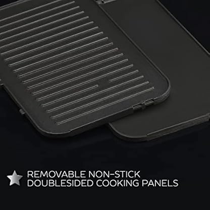 Scarlett Kontaktgrill & Griddle SC-EG350M05 mit abnehmbaren antihaftbeschichtete Platten, elektrischer Indoor-Grill mit… – Bild 5