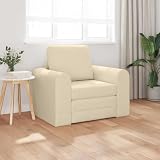 Traylux Schlafsofa Creme 98 x 71 x 83 cm Stoff mit...