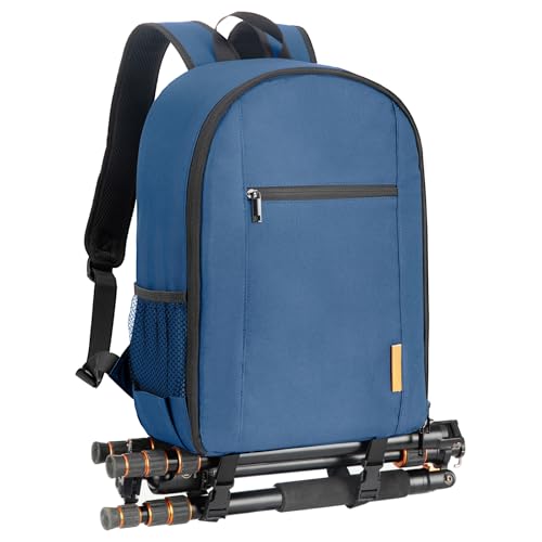 TARION Bolsa para cámara fotográfica: mochila para cámara DSLR con cubierta impermeable para...