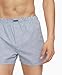 Calvin Klein Men's Multicolor Underwear Cotton Classics 3-Pack Woven Boxer, Tide/Morgan Plaid, Tide/Montague Stripe, Tide, Medium