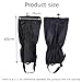 Hiking Gaiters，Adjustable Leg Cuffs, Three-stage Fixed, Suitable for Hiking, Climbing and Running Shoes