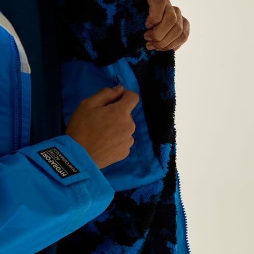 Bata cambiadora impermeable unisex Regatta poncho con forro polar térmico 7