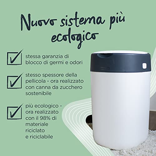 Tommee Tippee Ricariche per Sistema Avanzato di Smaltimento Pannolini Mangiapannolini, 6 Pezzi, Compatibile con i Contenitori Sangenic TEC E Twist & Click