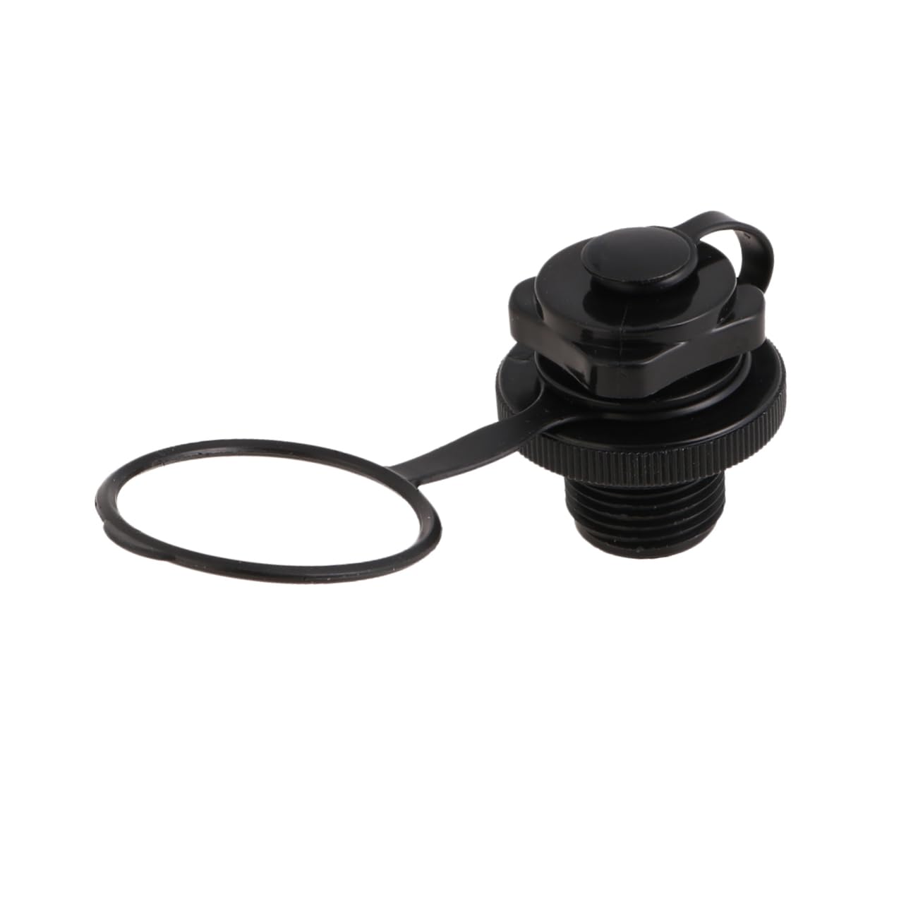24stücke TPU Nozzle Schraubventil Inflatable Boat Zubehör Geeignet Für Gummiboote Kajaks Luftmatratzen Schwarz