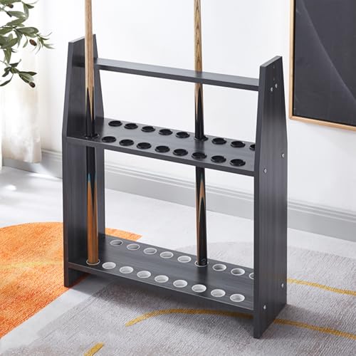 Support de queue de billard meuble de rangement canne a peche 16 emplacements - 6