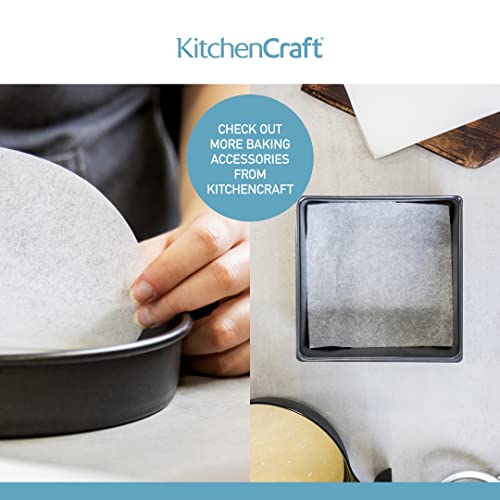 KitchenCraft Loaf Tin Liners, Non Stick, Cake and Bread Tin, 2 x 9 cm, Pack of 4 Liners, White - Image 6