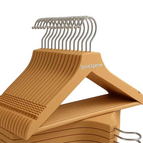 Image of 360-Degree Rotating Clothes Hanger, Multi-Purpose Wardrobe Organizer for Pants and Suits (Non Slip Suit Clothes Hanger, 2PCS)