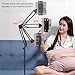 Awlbstruse Tablet Floor Stand with 7.2 lb Weight, Overhead Bed Phone Mount Height Adjustable Arm Stretchable Stand Holder, Compatible with iPad mini Air Pro, Galaxy Tab, Kindle, Switch, Cell Phones