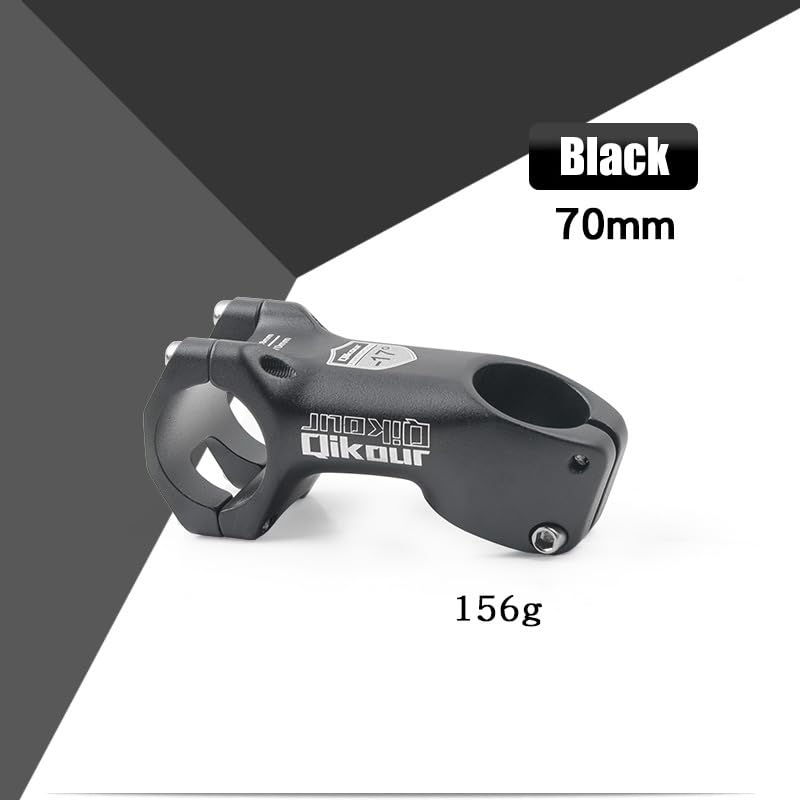 Amazon | Qikour 自転車ステム -17度 自転車ステム 31.8mm (1-1