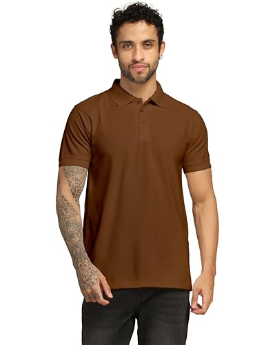 Image of VastraVibes Men's Polo Regular Fit T-Shirt