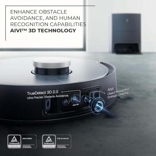 Image of ECOVACS DEEBOT X1 Omni 2-in-1 Robotic Vacuum & Mop, Powerful Suction, All-in-One Omni Station, Hands-Free Cleaning, AIVI 3D Navigation, TrueMapping, YIKO Voice Assistant