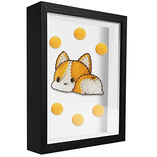 sunmeg 3D Shadow Box 4x6 Picture Frame Wooden Deep Box Display Personalised Photo Frames Gifts for Crafts Anniversary
