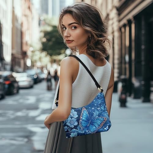 Handbag for Women Shoulder Bag Pu Leather Hobo Bag Underarm Handbag with Zipper Portable Shoulder Purse for Women3