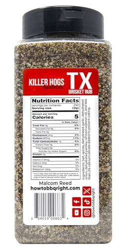 Killer Hogs Bbq Tx Brisket Rub | Championship Bbq And Grill Seasoning For Texas Brisket thumb #1
