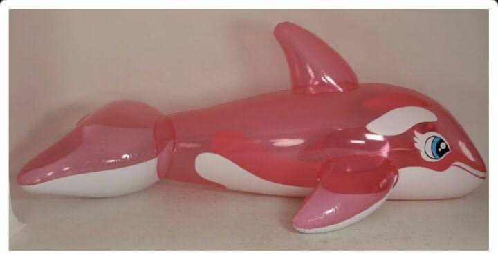 Amazon | シャチ ピンク ツヤあり フロート 空気ビニール風船 浮き輪