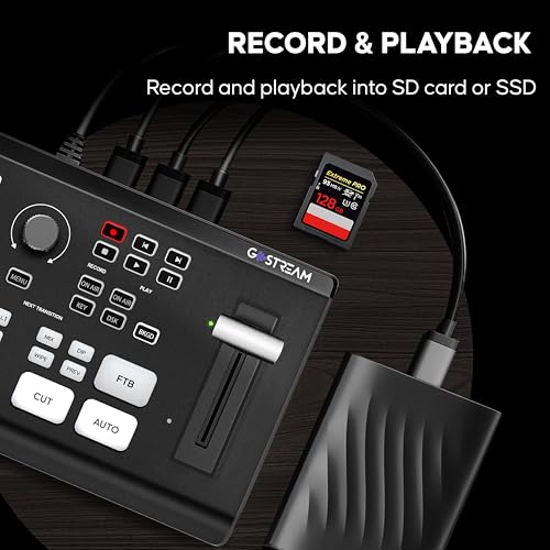 Osee GoStream Deck HDMI Pro Live Streaming Multi Camera Video Mixer Switcher with NDI Updatable - Image 6