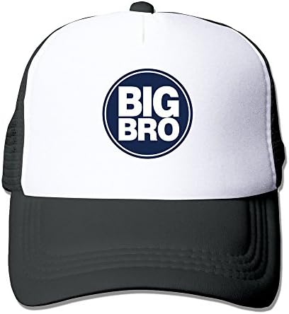 MAHN Big Bro Big Brother Snapback Mesh Trucker Hat Black One Szie With Unisex