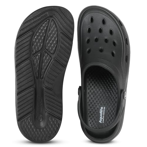 Image of Aqualite NEO-171 Clogs for Men | Mens Clogs Lightweight Comfortable Slip-On | Men Clogs Classic Design Classic Clogs Men | Mens Clogs Footwear Men Clogs
