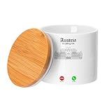 Dimensioni: diametro 10 cm, altezza 9,5 cm, capacità 473 ml