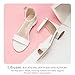 Libuam Girls fashion Sandals Heels Dress Pump Ankle Strap Open Toe Flower Girl Wedding Party for Little Big Kid