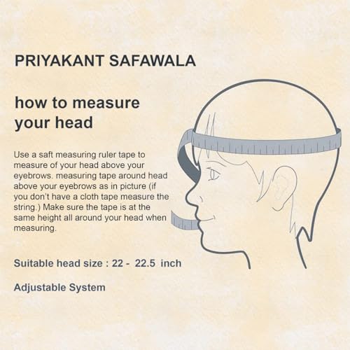 Image of Traditional Handstitch Ready to Wear Topi /Cap /Turban for Wedding, Pooja and Traditional Function Use It, [Free - Size]