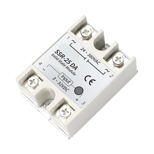 Relais monophasé SSR-90A à commutation silencieuse 24V DC et 220V AC