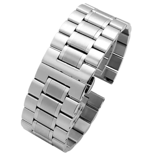 Bracelet de montre acier inoxydable 22 mm 24 mm pour remplacer un bracelet usé