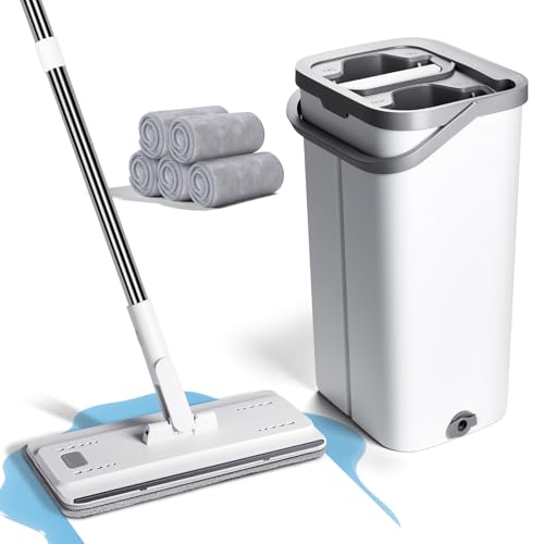 Masthome Mocio Lavapavimenti e Secchio Strizzatore, Mocio...