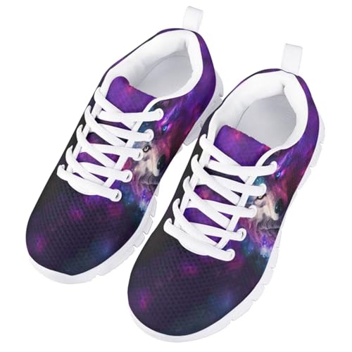 Uourmeti School Sneakers for Girls Boys Kids Running Tennis Shoes Lace Up2