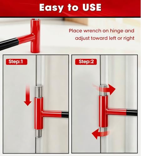 HolaYou 5-in-1 Door Hinge Adjustment Tool for Residential,Commercial Door - image 6