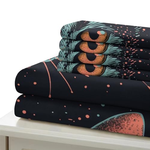 Ensemble de literie chat 3D pour une chambre d'enfant cocooning