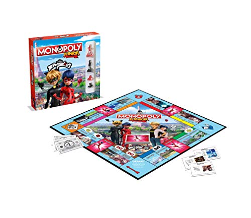 Winning Moves Monopoly Junior Miraculous en français - Jeu De Plateau 5+ - Jeu de Société pour 2 à 6 joueurs - Jeux de Société Famille en français – Image 7