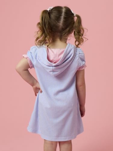 Image of RuffleButts Girls Terry Knit Full-zip Swim Cover-up - Swim Cover-Up