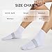 CS CELERSPORT 5 Pairs Women's Ankle Socks Running Athletic Sport Socks with Cushion, Morandi, Small