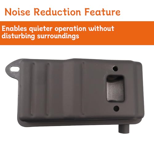 Image of 4203 140 0601 Muffler for For Stihl Blowers BR320, BR340, BR380, BR400, BR420, SR320, SR340, SR400, and SR420 - OEM Replacement Part for Enhanced Efficiency