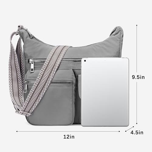 CLUCI Waterproof Nylon Crossbody Bags Bundles with Wallet for Women4