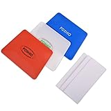 FOSHIO Vinyl Installing Tool Set Include White Hard Card, 4' Blue and Red Soft Card Style Edge...