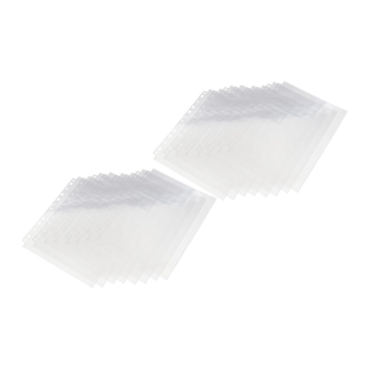 HOOTNEE 50 Sheets Clear Photo Sleeves for Photo Albums Page Protectors for Cards Postcards and for Weddings Graduations and Memories