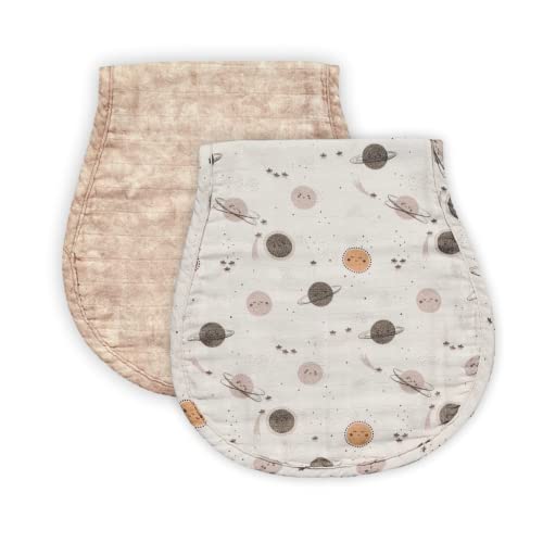 Image of Leyl&Ari Muslin Burp Cloths | Organic Cotton Burping Cloths for Babies | Gender Neutral Burping Rags | Newborn Essentials