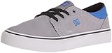 DC Unisex-Baby Trase Sneaker, Grey/Black/Blue, 11 M US Little Kid