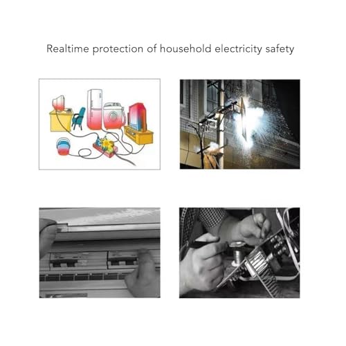 Dispositivo di Protezione da Sovratensione e Sottotensione WiFi, 230V 50/60Hz, Telecomando, 63A, Stabilizzatore di Tensione Regolabile