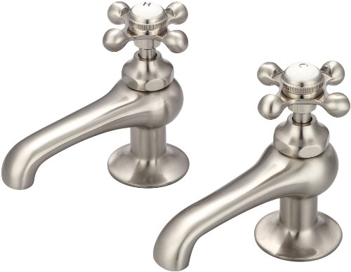 Water Creation F1-0002-02-AX Vintage Classic Basin Cocks Lavatory Faucet