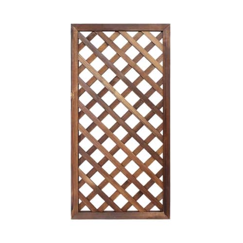 Valla decorativa independiente para jardín, instalación rápida, divisores de madera para patio al aire libre y patio trasero, separación temporal de pared (60 x 90 cm)