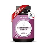Probiotiques Flore Intime - 20 Milliards UFC - 6 Souches Dont Lactobacillus Gasseri & Crispatus - Vitamine B2 pour Muqueuses Saines - 60 Gélules - Fabriqué en France