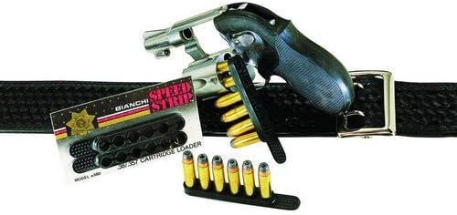Bianchi Speed Strip - 38 Spl / 357 Magnum - 6 Round - Black - 2 Pack