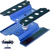 RC Car Repair Work Stand Lift Lower Adjustable Workstation Aluminum 360 Degree Rotation for 1/8 1/10 1/12 RC Car Traxxas Slash TRX4 Arrma Axial SCX10 Losi Redcat Wltoys RC Crawler Monster Truck Buggy