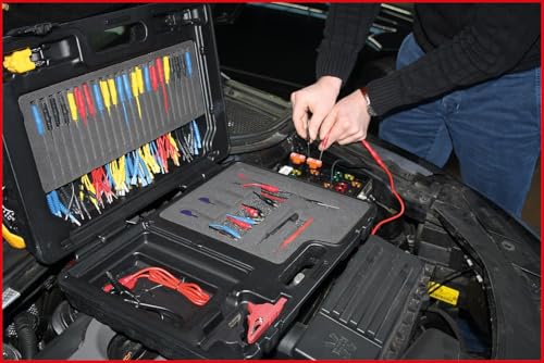 Comprobador maestro 12/24V KS TOOLS avec jeu de 92 câbles de test - 7