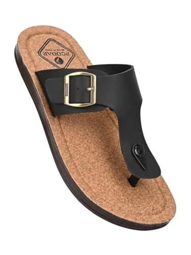 Image of Poddar Slippers, Sandals & Chappals for Men | Synthetic Leather Comfortable Footwear | Daily Use, Casual, Party, Stylish, Durable, Waterproof, Soft Sole, Anti-Slip (30052 Slipper)