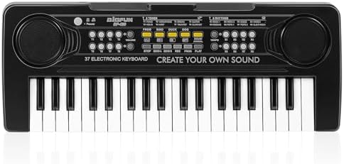 Raimy Keyboard Piano for Kids, 37 Keys Portable Toddler Music Toy Ages 3-8