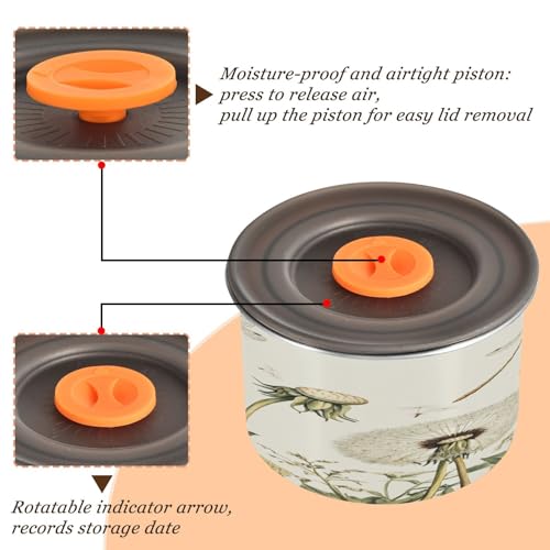 Contenedor hermético para café acero inoxidable 17 oz miniatura 4